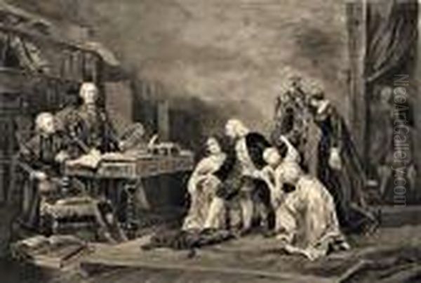 Cenas Da Historia De Portugal - Julgamento Do Marques Depombal - view 1