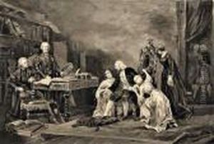 Cenas Da Historia De Portugal - Julgamento Do Marques Depombal by Alfredo Roque Gameiro