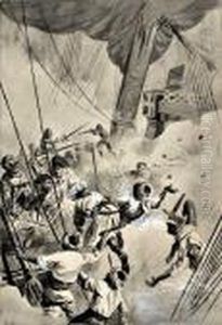 Cenas Da Historia De Portugal - Batalha Naval