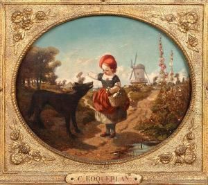 Little Red Riding Hood by Camille-Joseph-Etienne Roqueplan