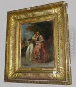 Elegantes by Camille-Joseph-Etienne Roqueplan