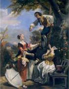 L'idylle Des Cerises, Circa 1835 L'idylle Des Cerises, Circa 1835