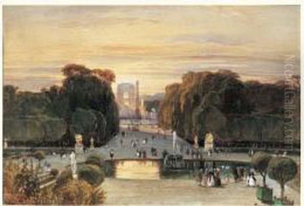 Paris, Le Jardin Des Tuileries - view 1