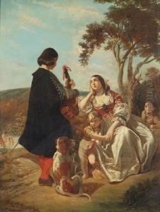 L'ete (der Sommer): by Camille-Joseph-Etienne Roqueplan