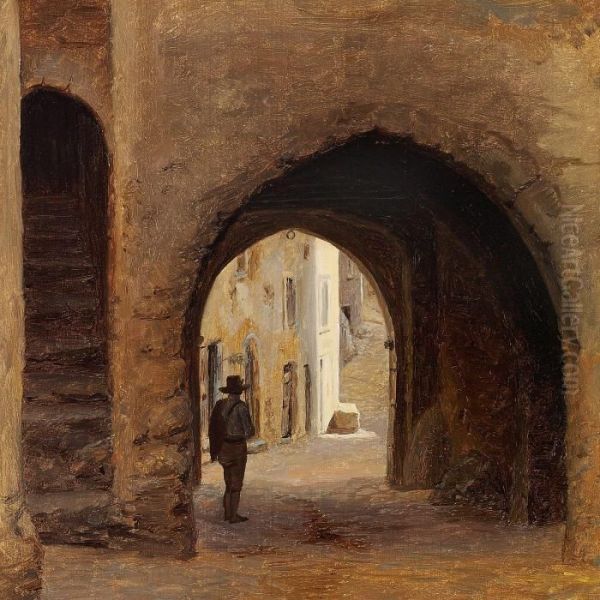 A Gate In Subiaco, Italy - view 1
