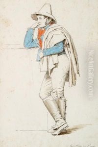 Rorbye: "carrettiere Da Roma" by Martinus Rorbye