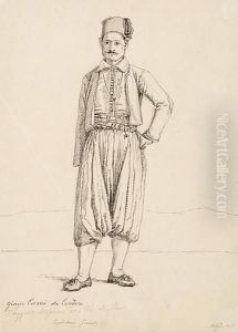 Rorbye: A Greek In A Traditional Dress by Martinus Rorbye