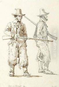 Rorbye: "antonio Valenti, Hunter" by Martinus Rorbye