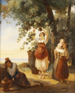 La Vendemmia by Martinus Rorbye