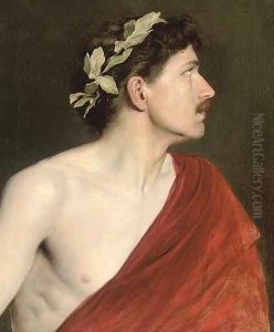 A man in classical dress by Franz Dvorak