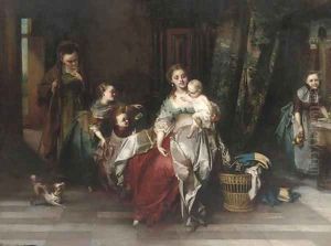 The centre of attention by Casimir Van Den Daele
