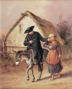 La Carezza Del Parroco by Giovanni Luigi Rose