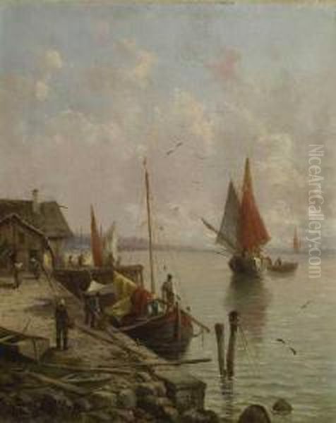 Fischerboote Im Hafen - view 1