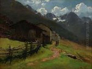 Sommertaguber Jausenstation by Karl Julius Rose