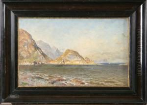 Fjordlandskap by Karl Julius Rose