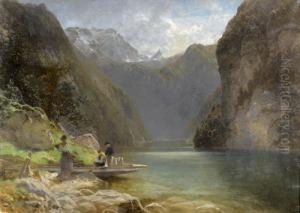 "konigssee". by Karl Julius Rose