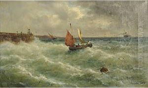 Temporale Sul Mare by Antonio Rose'