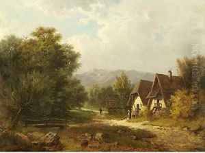 Villaggio In Collina by Antonio Rose'
