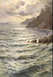 "imbarcazione Al Largo Della Costa" by Antonio Rose'