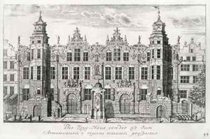 The Armoury seen from the Eastern Side of Piwna Street by Matthaeus Deisch