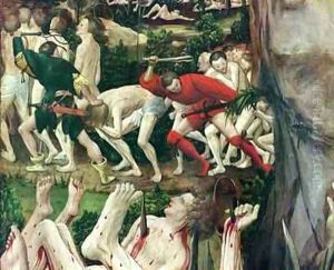 The Martyrdom of the Ten Thousand 2 by Niklaus Manuel Deutsch