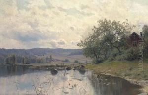 A Tranquil River Landscape