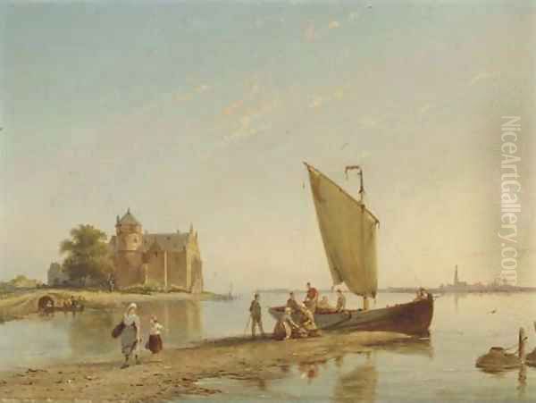The castle of Oude Nye, Friesland - view 1