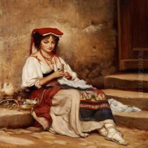 A Young Seated Italian Woman