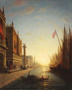 Le Palais Des Doges A Venise by Amedee Rosier