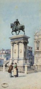 La Statue Du Condottiere Colleone A Venise. La Statue Du Condottiere Colleone A Venise.