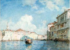 Vue De Venise by Amedee Rosier