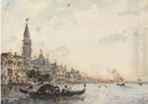 Vue De Venise by Amedee Rosier