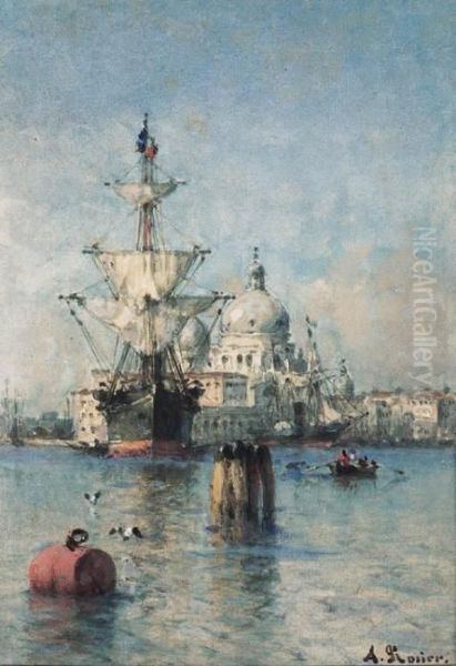 A View Of Venice by Amedee Rosier