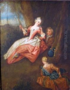 Lady In A Pink Dress
