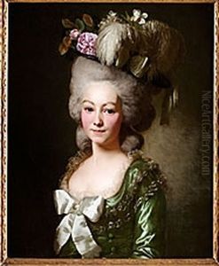 La Marquise De Becdelievre by Alexander Roslin