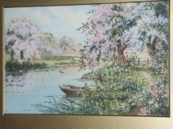 River Blossoms, A Summer Landscape - view 1