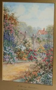 A Surrey Garden by Joseph Halford Ross