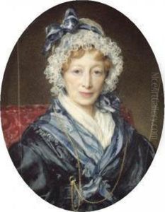 A Portrait Of Mrs Emilia Boucherett by William Charles Ross