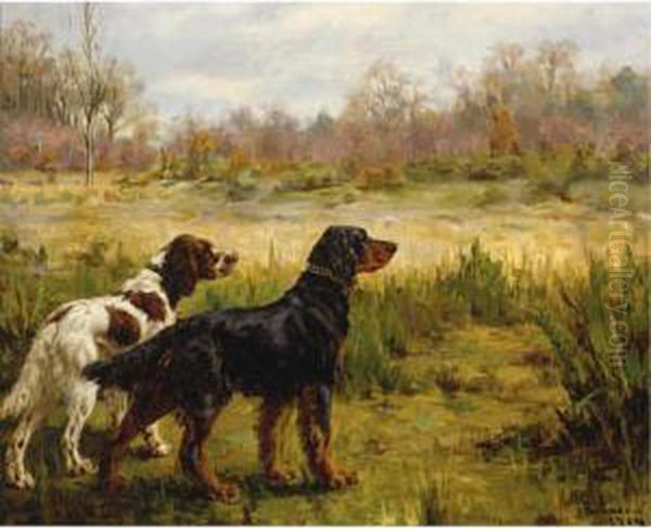 Two Setters - view 1