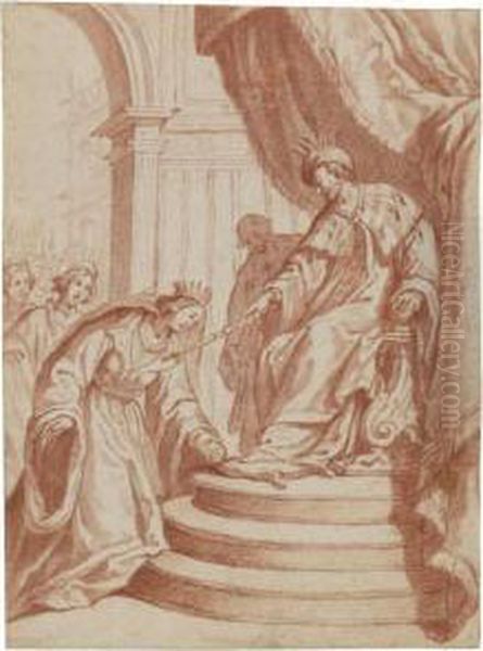 Esther Before Ahasuerus - view 1
