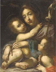 The Madonna and Child with the Infant Saint John the Baptist by Cesare Dandini