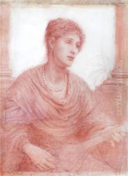 Lady Holding A Flute - view 1