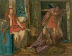 The Return Of Tibullus To Delia by Dante Gabriel Rossetti