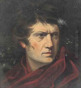 Portrait Of Napoleon, Bust-Length In A Red Cloak