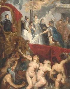 The arrival of Maria in Marsiglia