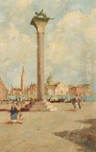 San Giorgio Visto Dalla Piazzetta. by Gino Rossi