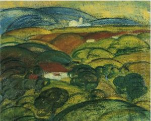 Paesaggio Asolano C. by Gino Rossi
