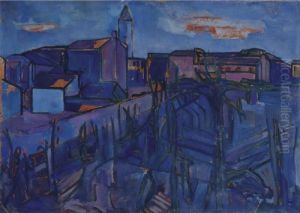 Tramonto A Burano by Gino Rossi