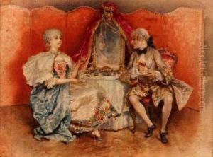 Lady Sneerwell's Dressing
Room In The School For Scandal by Lucius Rossi