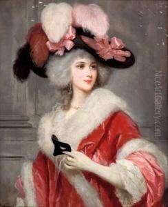 Dame Auf Dem Maskenball